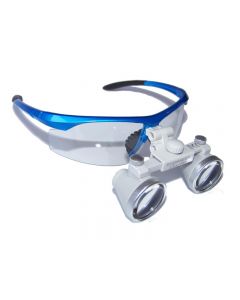 ErgonoptiX surgical mini Loupes - micro Galilean -  Active safety frames - Blue