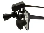 ErgonoptiX-D-Light-micro -LED surgical headlamp with prismatic-loupes-mount