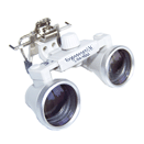 ErgonoptiX micro Galilean Flip-Up surgical and dental loupes on a Clip on - magnification 2.5x - 3.0x